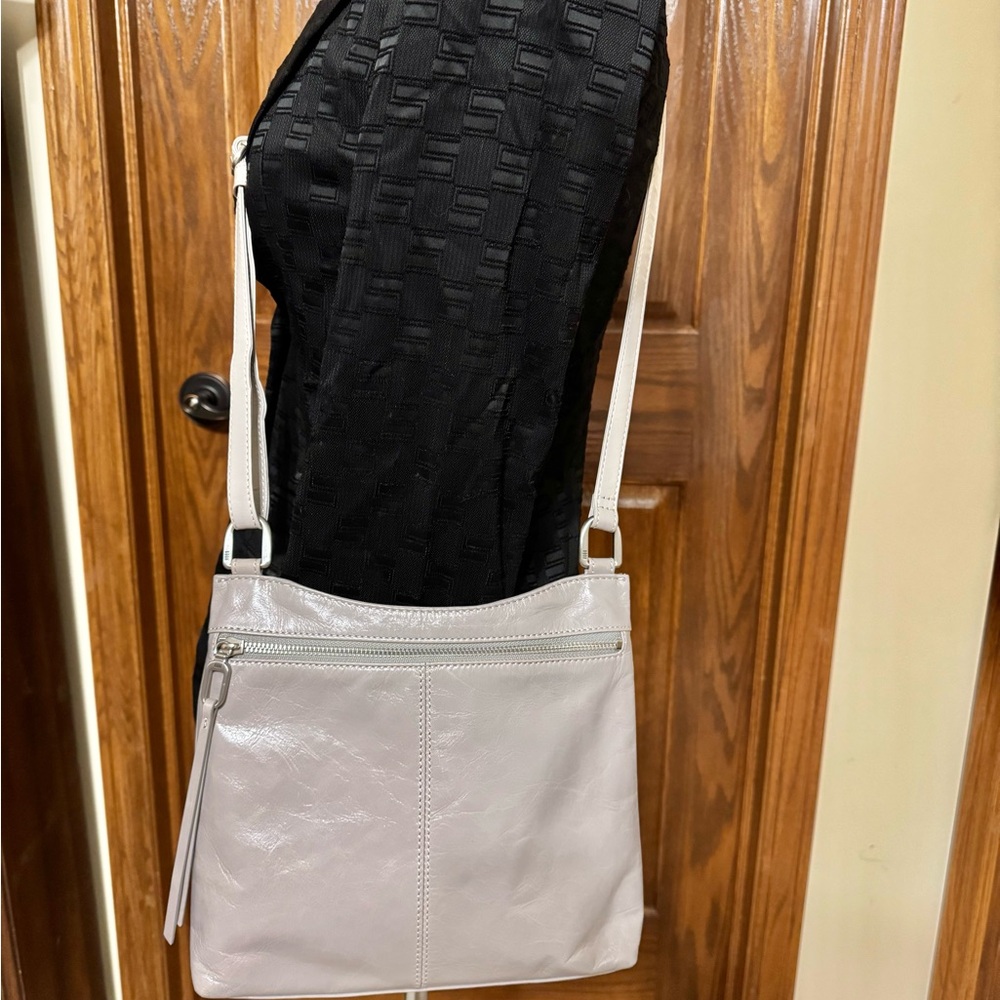 Pre-owned Cambel Light Grey Leather Crossbody Bag